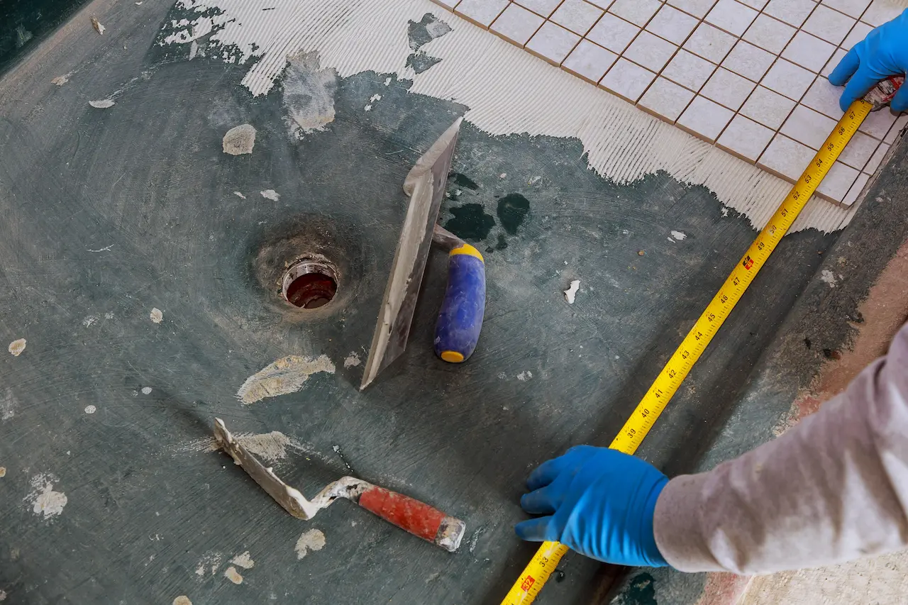 Bathroom waterproofing Connecticut Schluter Kerdi RedGard